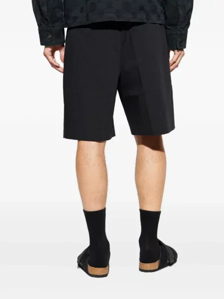 Pantaloni scurți Casablanca plisate negru