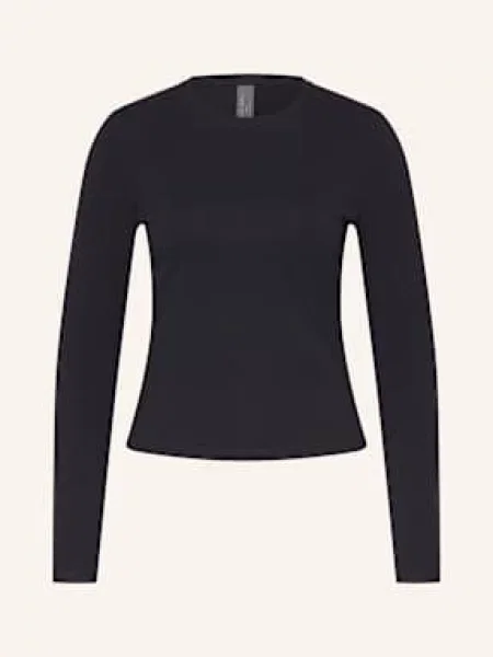 Sweaty Betty Koszulka Z Długim Rękawem Essential Sculpt schwarz czarna