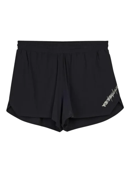Pantaloni scurți Y-3 cu imagine negru