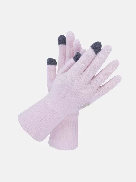 Трикотажні рукавички New Balance рожеві