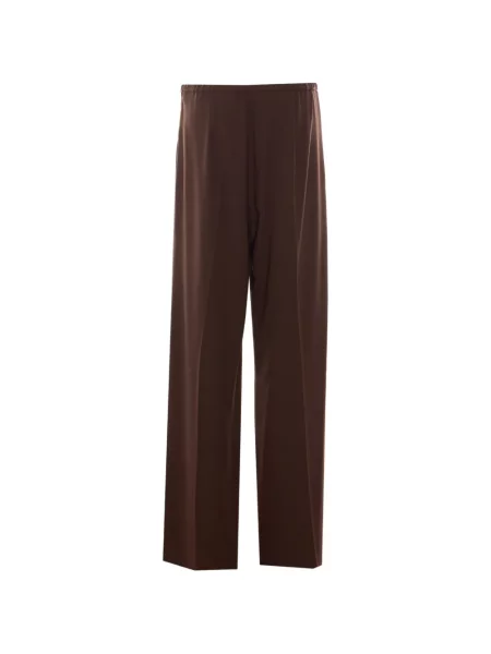Pantaloni Rue Du Bac evazate maro