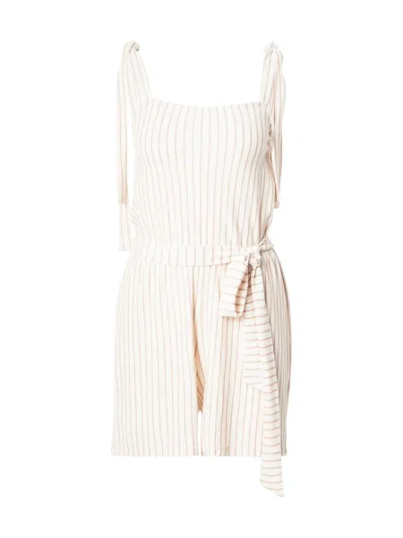 ABOUT YOU Kezeslábas Lea barna / természetes fehér