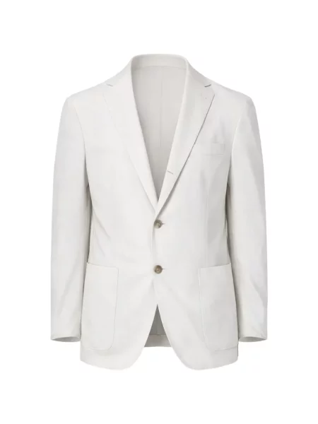 Едноредни блейзър Eleventy бяло