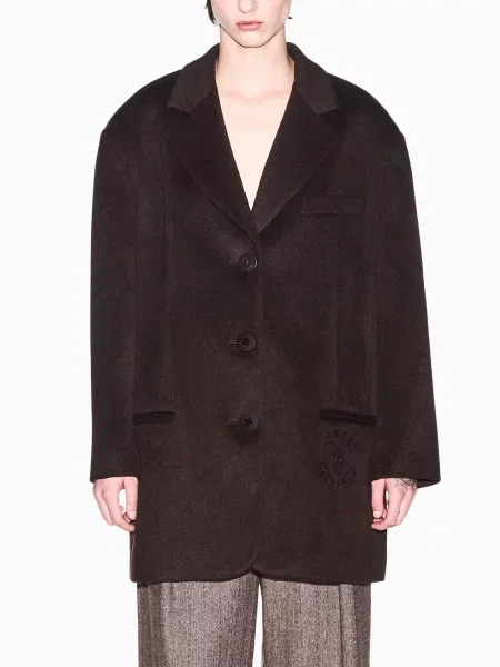Пальто Armani Exchange коричневое