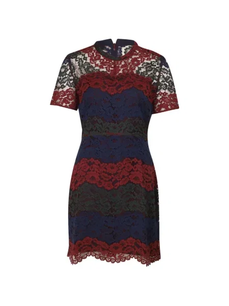 Rochie Sandro din dantelă de costum albastru