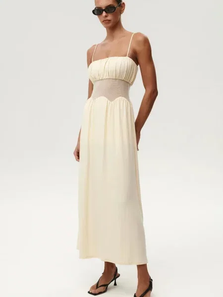 Undress Code sukienka La Perla Dress beżowa