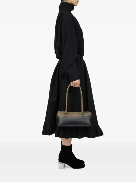 Geantă Mm6 Maison Margiela din piele negru