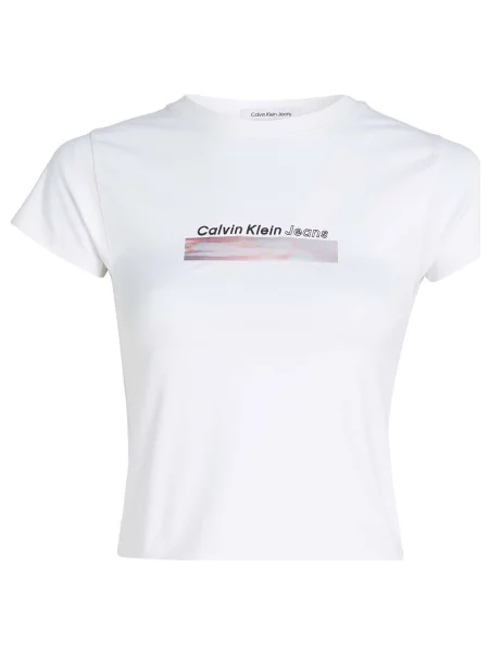 Calvin Klein Jeans Tricou alb