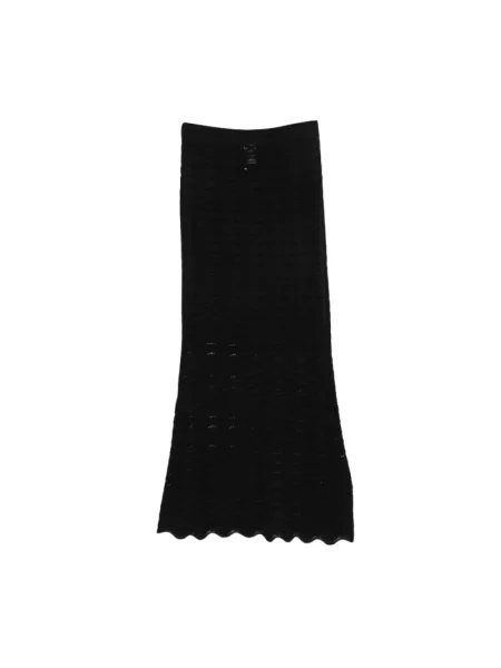 Spódnica maxi D.exterior z falbankami czarna
