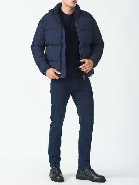 Пуховик Emporio Armani синій
