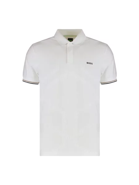 Koszulka polo Boss biała