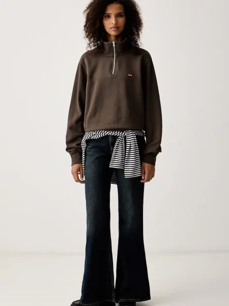 Levi's hanorac din LSE_ORIGINAL HM ZIP maro