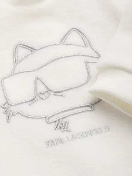 Sukienka dziecięca Karl Lagerfeld biała