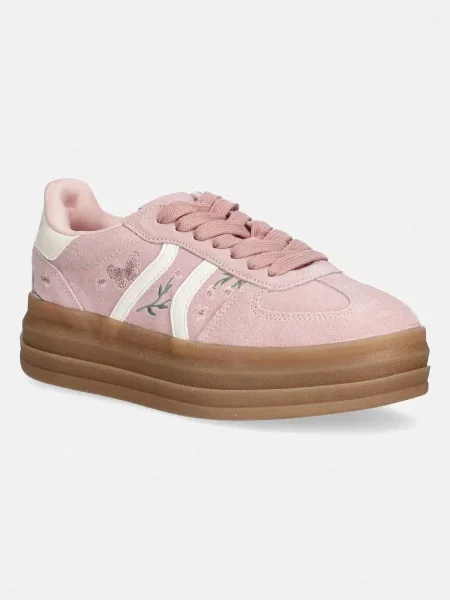 Σουέτ sneakers Aldo ELABRINTAR ροζ