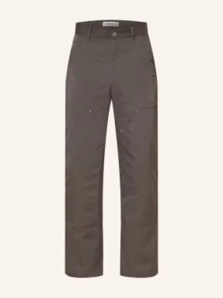 Cole Buxton Kalhoty Regular Fit brown hnědé