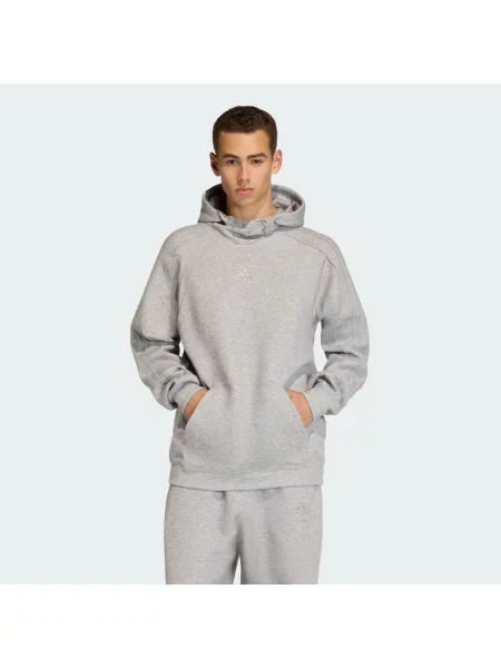 BLUZA Z KAPTUREM SPACER CUTLINE szara