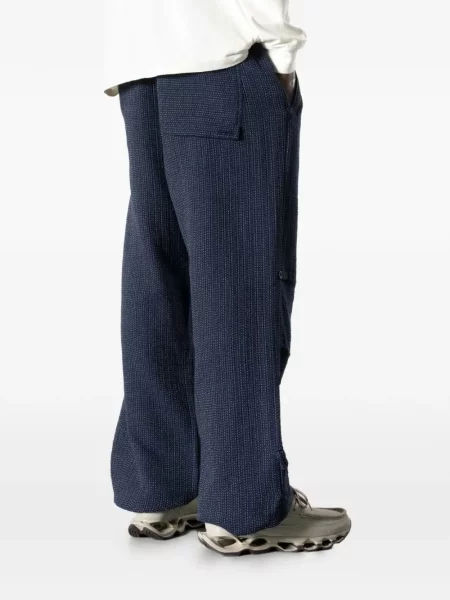 Pantaloni Maharishi cu cordon albastru