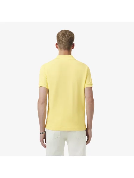 Lacoste Koszulka Polo Oryginał Petit Piqué żółta