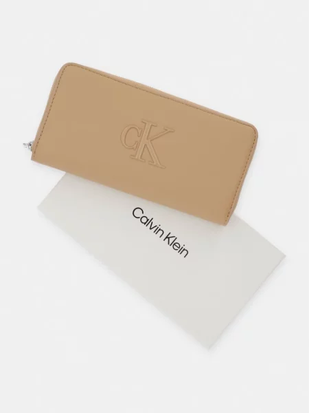 Calvin Klein pénztárca női műbőr bézs