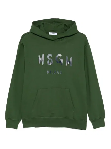 Bluza z kapturem dziecięca Msgm zielona