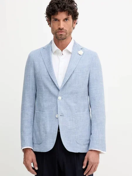 Suknjič z volno BOSS modra