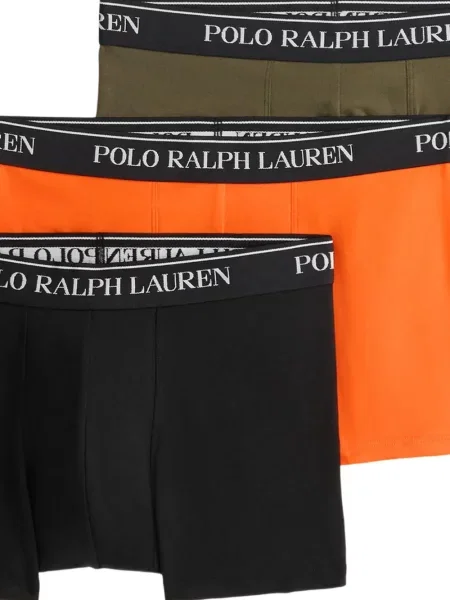 Chiloți Polo Ralph Lauren din țesătură twill cu autograf cu glugă albastru