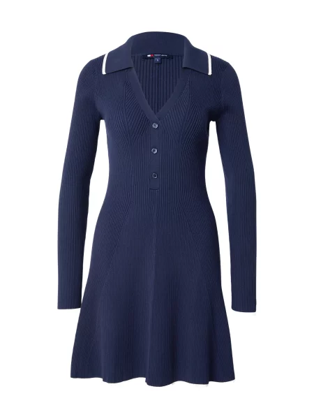 Tommy Jeans Rochie tricotat marin albastru
