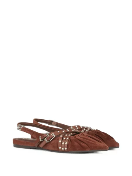 Balerini Ash cu tepi slingback roșu