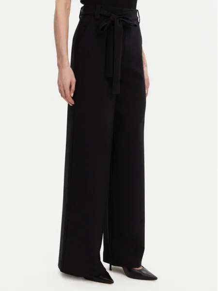 French Connection Pantaloni palazzo negru