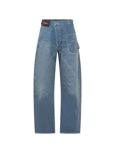 Blugi Jw Anderson cu autograf albastru