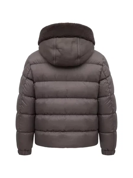 Geacă cu puf Moncler maro