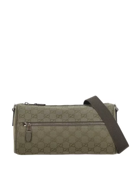 Geantă Gucci din canvas verde