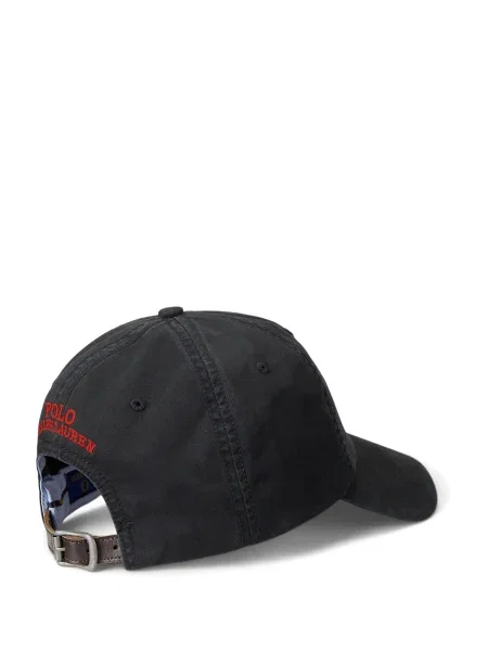 Polo Ralph Lauren Kapa svetlo rjava / rdeča bela črna