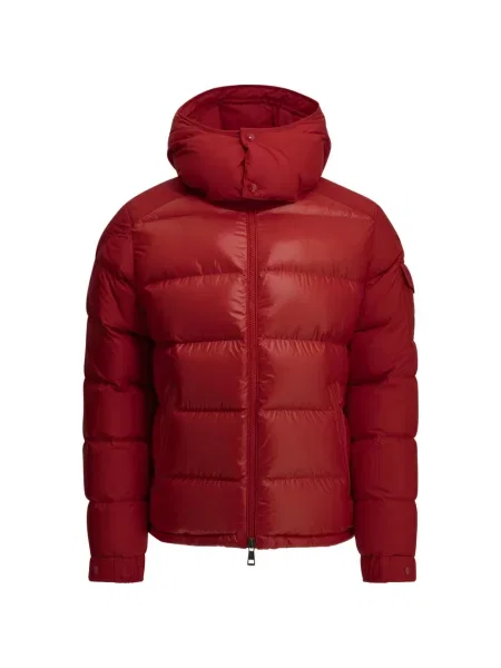 Matlasat geacă Moncler Maya roșu