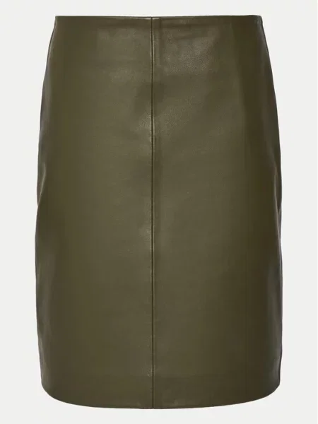 Odinė striukė žalia