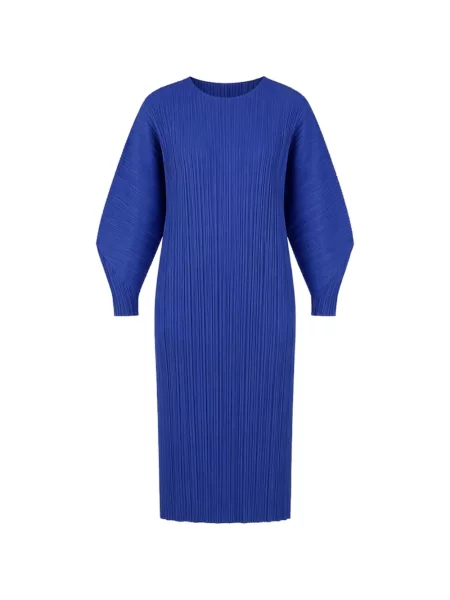 Rochie Pleats Please Issey Miyake albastru