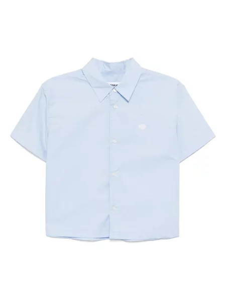 Cămașă Chocoolate cu broderie albastru