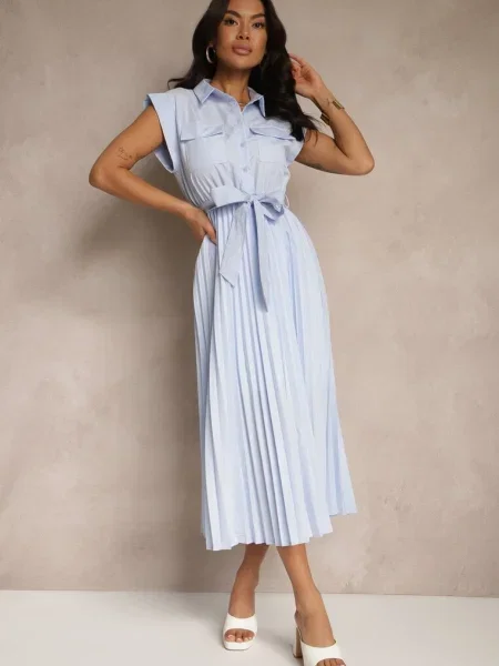 Rochie Lirabelle deschis albastru