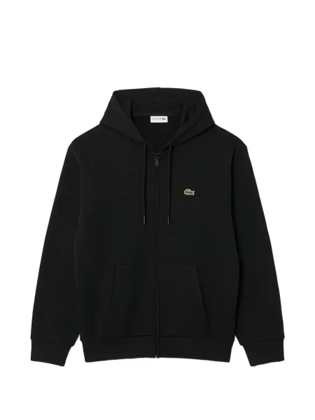 Hanorac cu glugă Lacoste negru