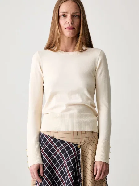 Barbour CARLBY pulover cu lână merino pentru femei