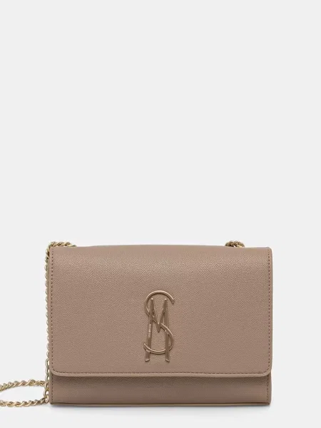 Kopertówka Steve Madden skórzana beżowa