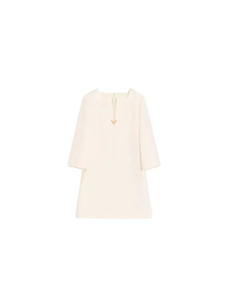 Sukienka Valentino wełniana biała