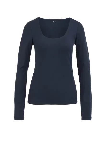 WE Fashion Tricou închis albastru