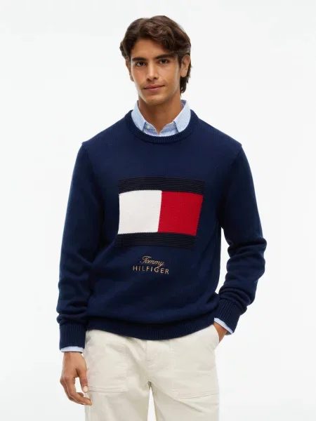 Tommy Hilfiger Pulover Bleumarin