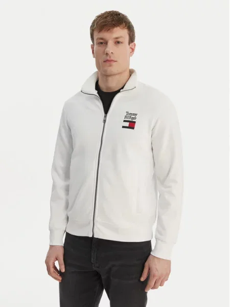 Tommy Hilfiger Суитшърт Embro бял
