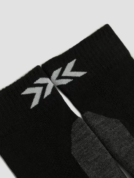 Skarpety junior X-Socks SKI DISCOVER OTC JR X BLACK/LIGHT GREY czarne