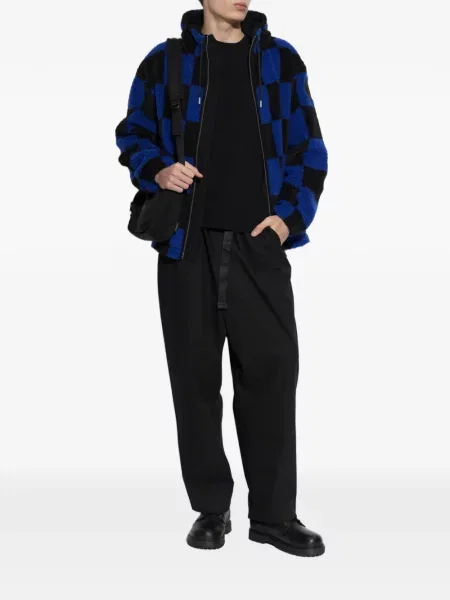Hanorac cu glugă Canada Goose din fleece albastru