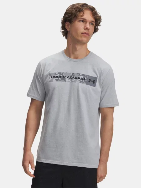 Tricou Under Armour cu dungi negru