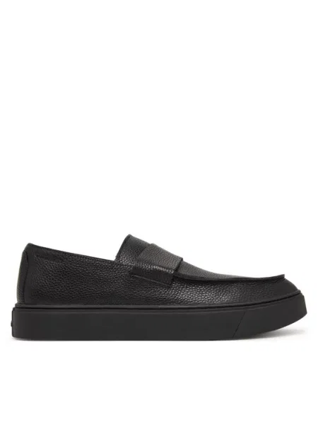 Calvin Klein лоуфъри с дебела подметка Hybrid Clean Loafer Band Tum Lth черен