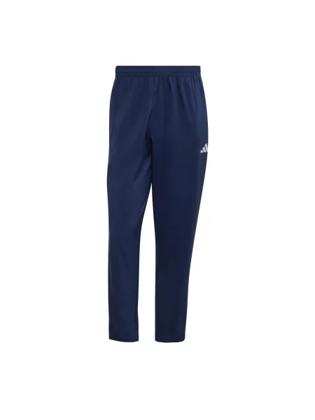 ADIDAS SPORTSWEAR Pantaloni sport Essentials Small Logo Stanford Lite Woven Tapered Open Hem închis albastru